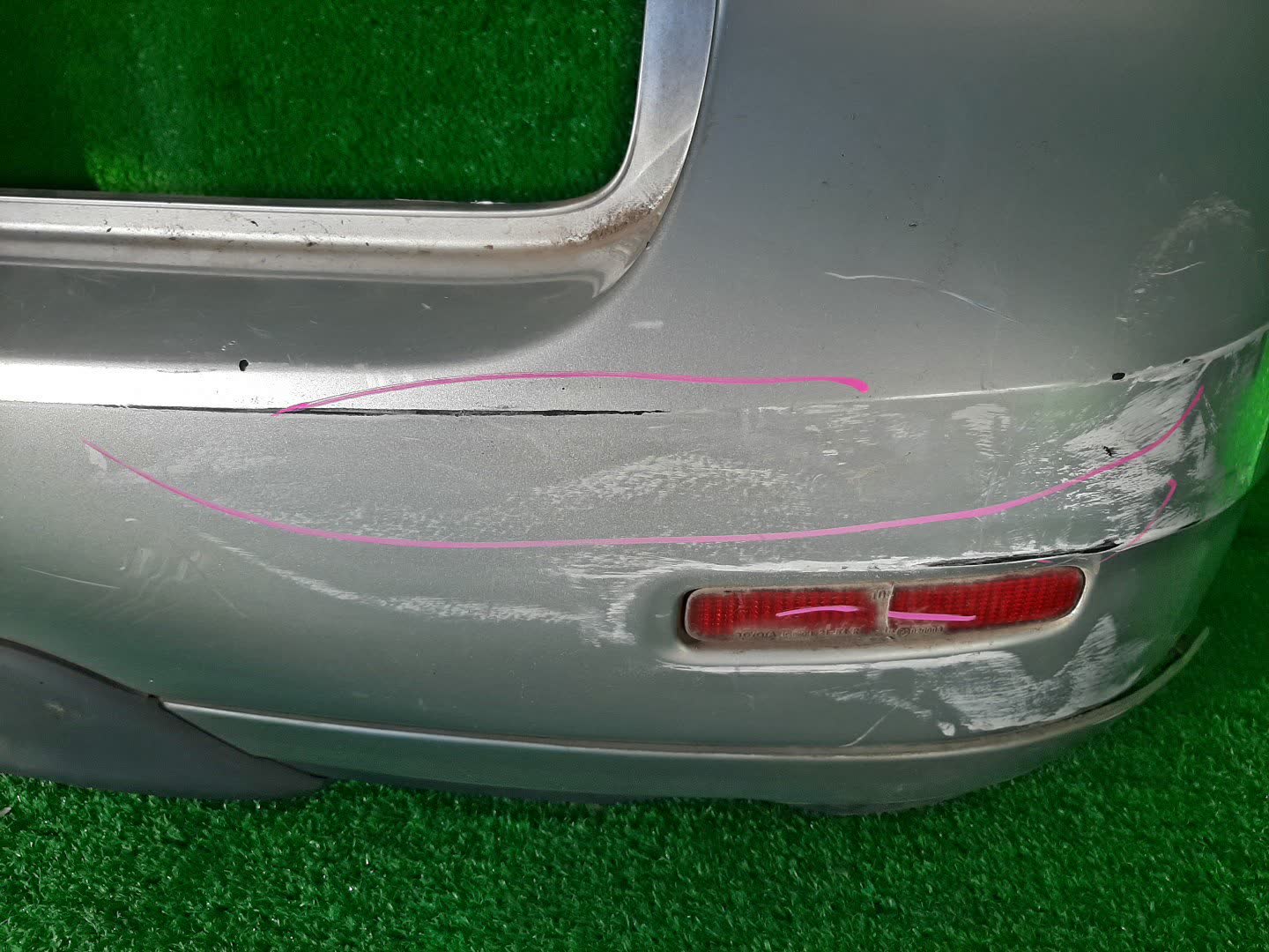 Бампер задний TOYOTA COROLLA SPACIO ZZE124N 5287 4 ракурс
