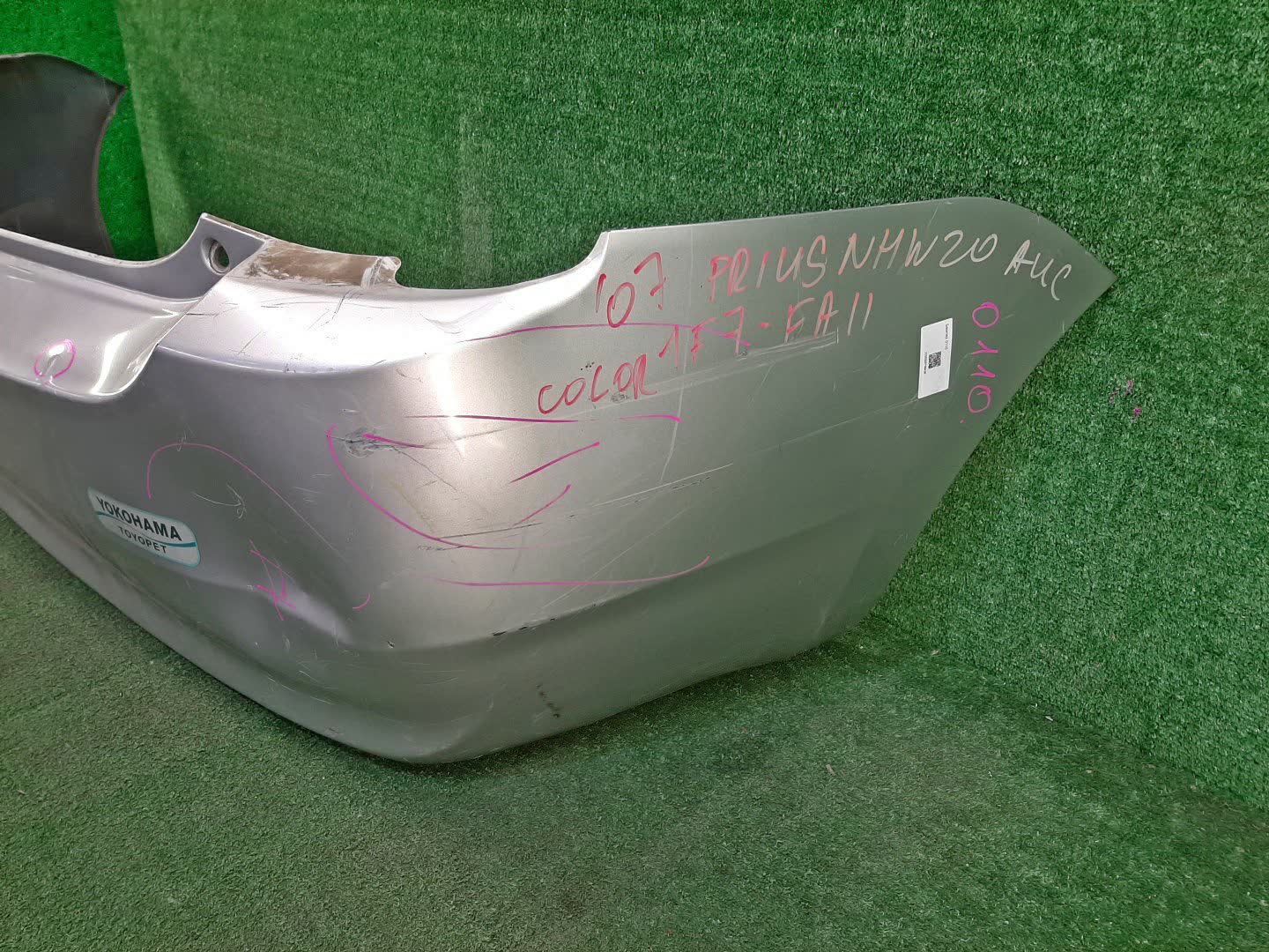 Бампер задний TOYOTA PRIUS NHW20 0110 5 ракурс