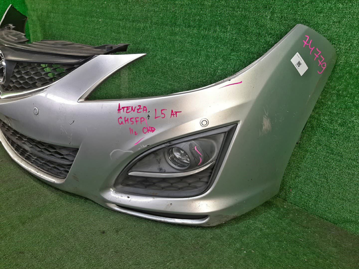 Бампер передний MAZDA ATENZA, MAZDA 6, 6 GH5FP, GH5AP, GH5AS, GH5FS, GHEFP, GHEFS, GH5AW, GH5FW, GHEFW, GH 74779 5 ракурс