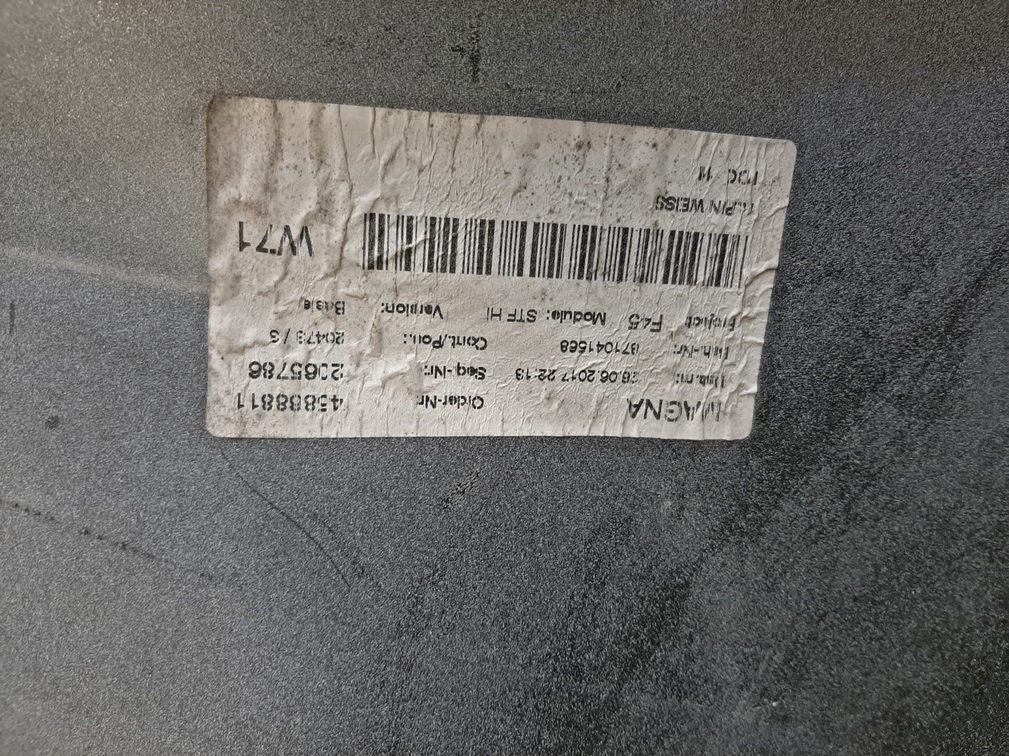 Бампер задний BMW 2-Series Active Tourer F45 74789 5 ракурс