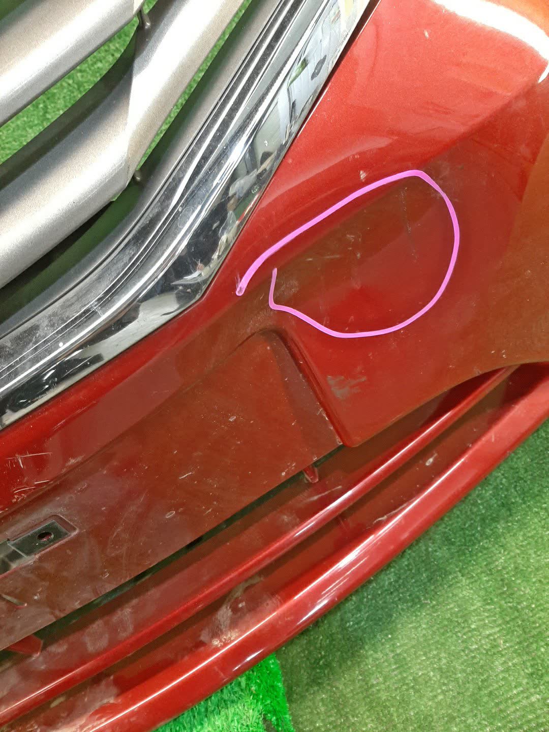 Бампер передний NISSAN NOTE E12 77249 4 ракурс