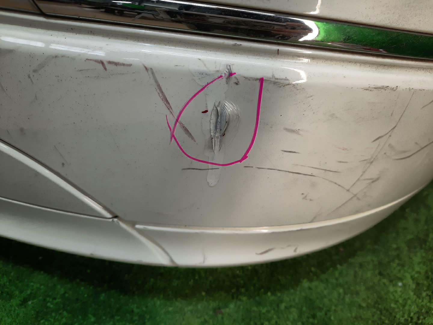 Бампер задний MERCEDES-BENZ C-Class W204.046 0591 3 ракурс