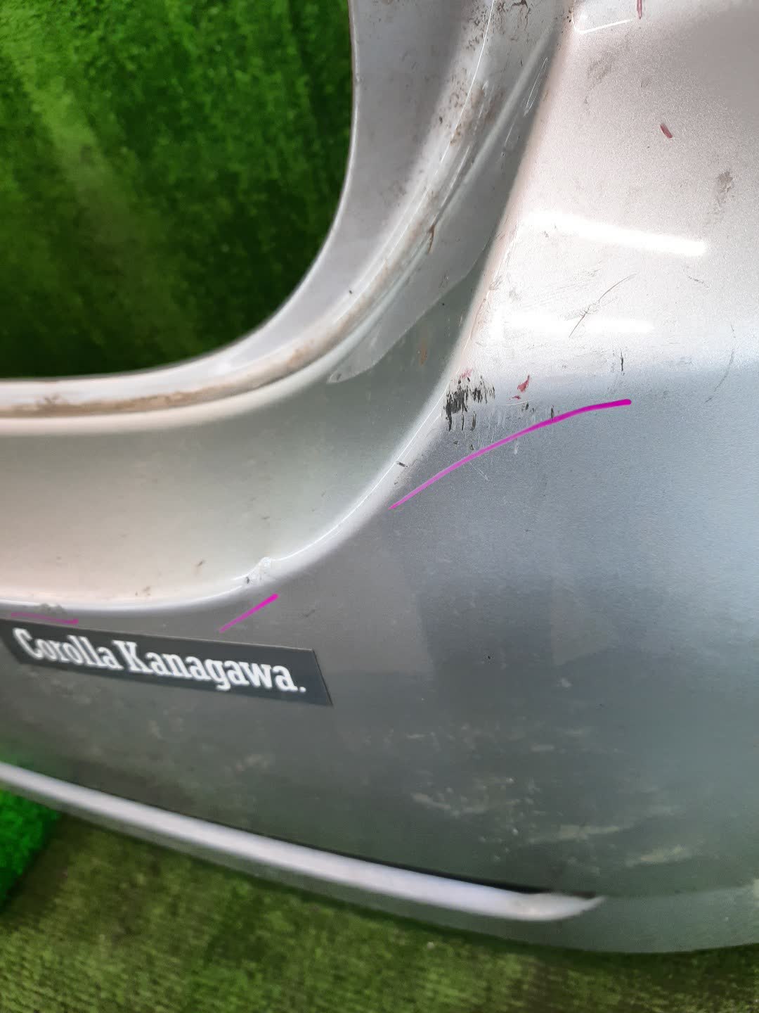 Бампер задний TOYOTA ALLEX, COROLLA RUNX ZZE124, NZE121, ZZE122, ZZE123, NZE124 3015 5 ракурс