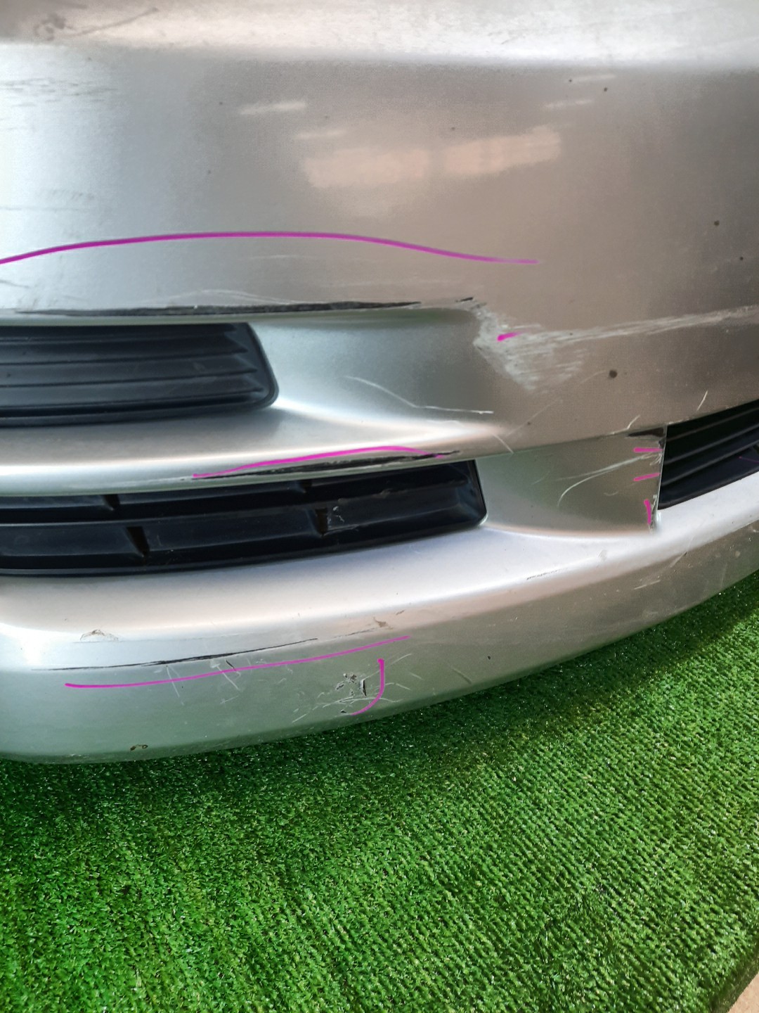 Бампер передний TOYOTA IPSUM ACM21W, ACM26W 8018 4 ракурс