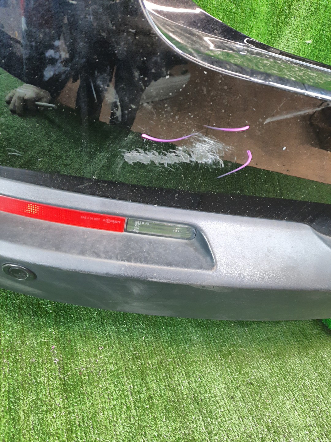 Бампер задний VOLKSWAGEN TIGUAN 5N1, 5N2 8834 3 ракурс