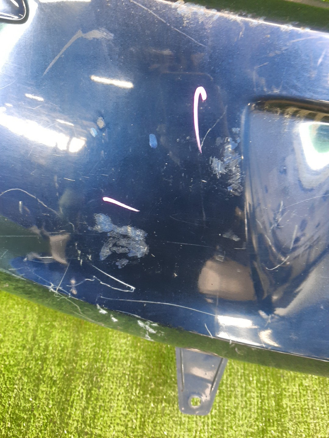 Бампер задний TOYOTA VITZ, YARIS NCP96, SCP90, KSP90, NCP95, NCP91 8986 3 ракурс