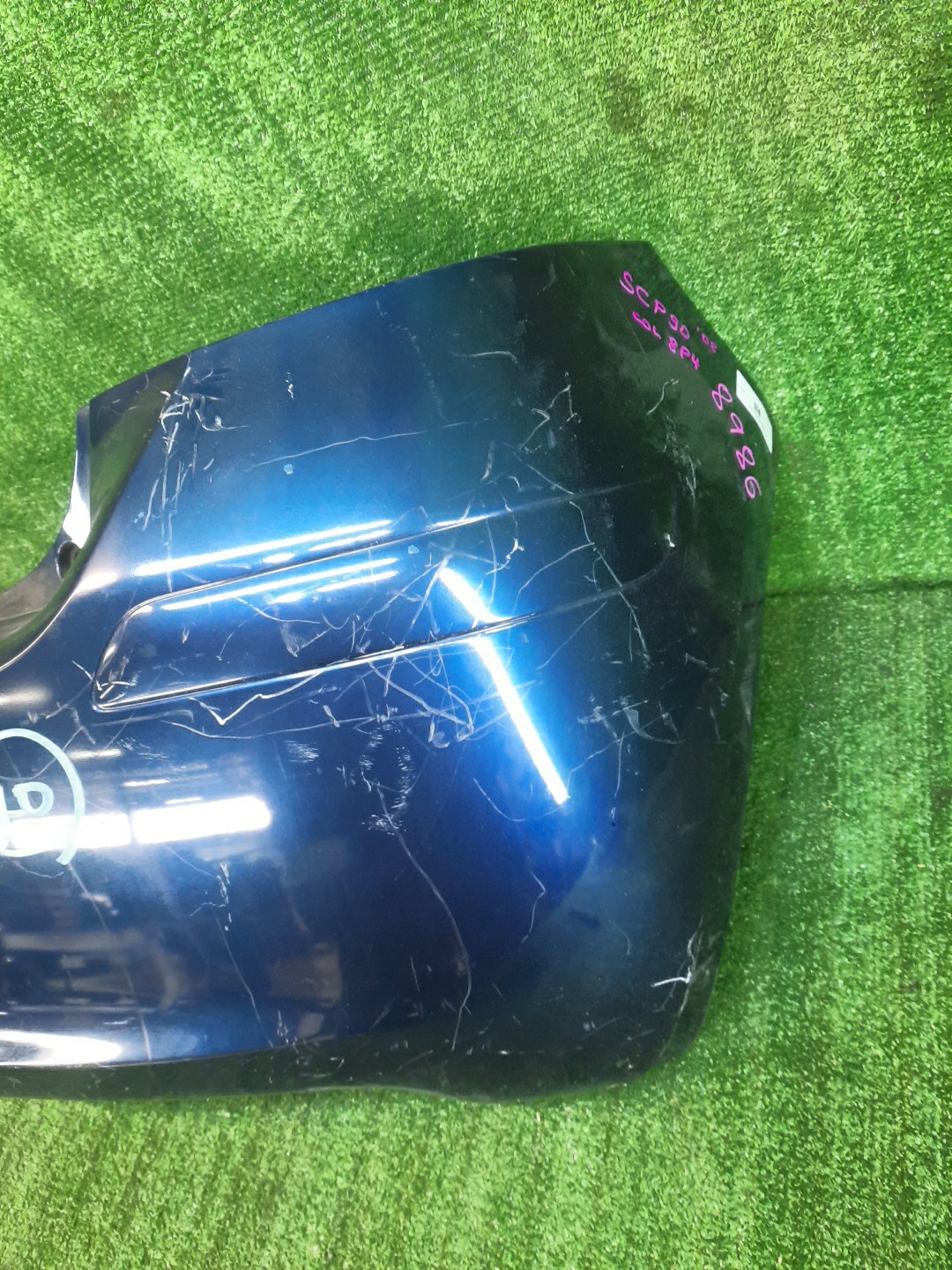 Бампер задний TOYOTA VITZ, YARIS NCP96, SCP90, KSP90, NCP95, NCP91 8986 4 ракурс
