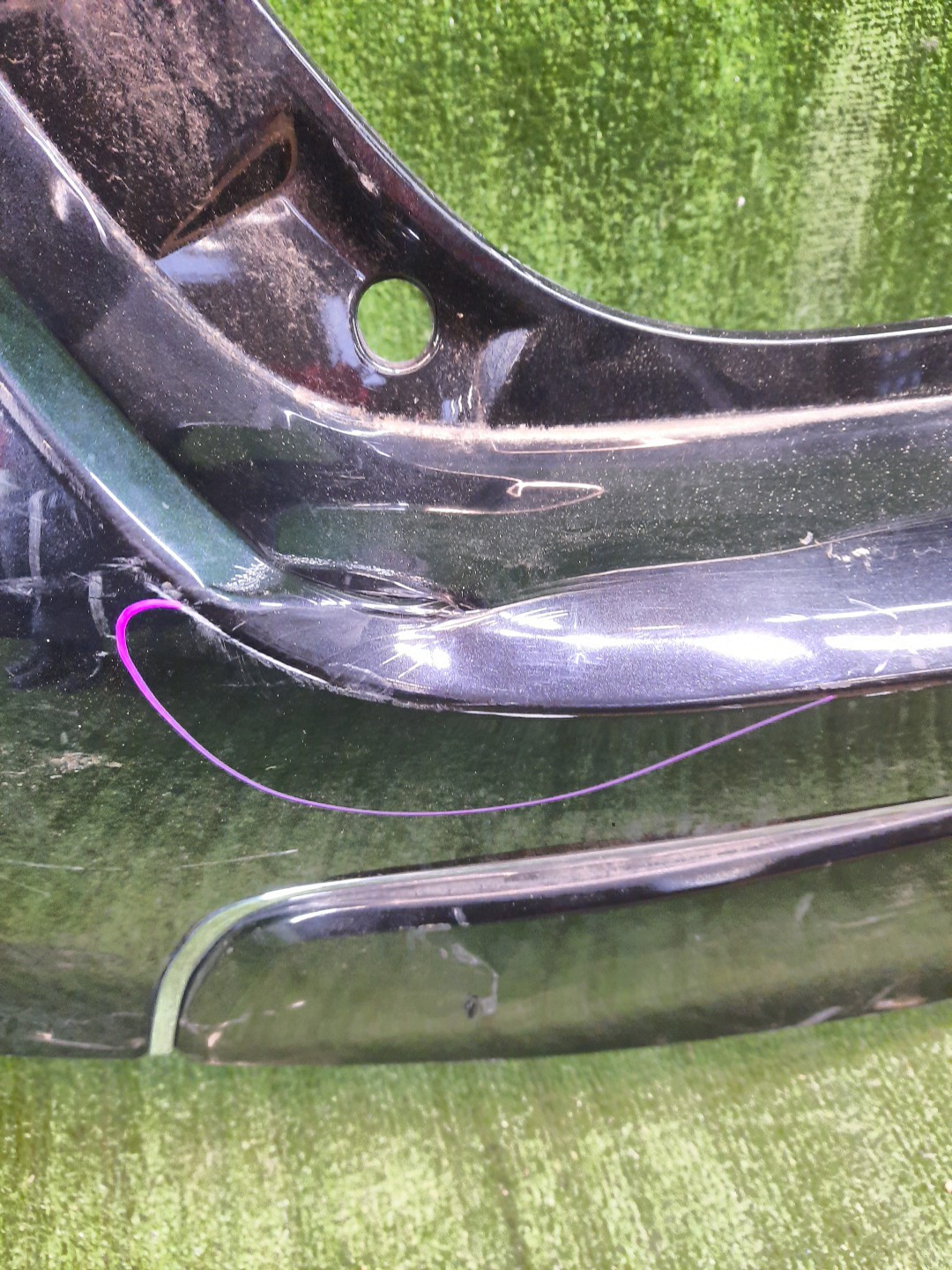 Бампер задний TOYOTA AURIS ZWE186H, NZE181H, ZRE186H, NRE185H, NZE184H 9363 3 ракурс