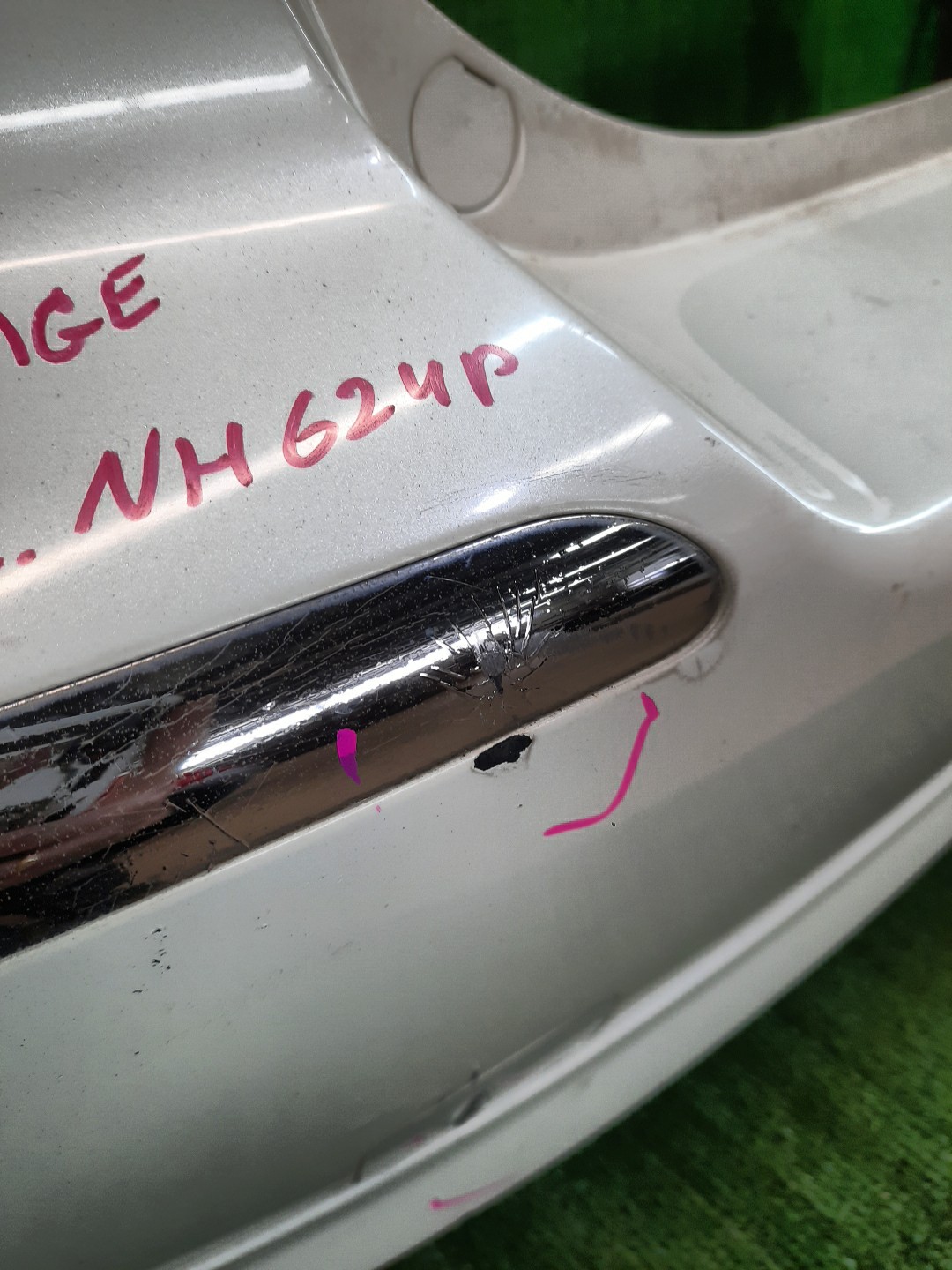Бампер задний HONDA ODYSSEY RA6, RA8, RA7, RA9 9537 3 ракурс