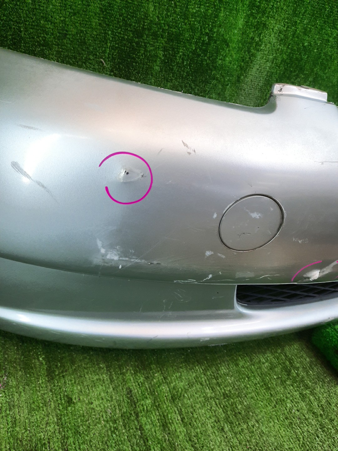 Бампер передний TOYOTA VITZ, YARIS SCP10, NCP10, SCP13, NCP15, NCP11, NCP13 9847 3 ракурс