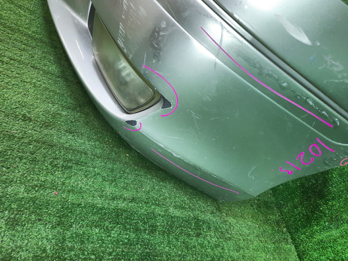 Бампер передний TOYOTA PREMIO ZZT240, NZT240, AZT240, ZZT245 10213 5 ракурс