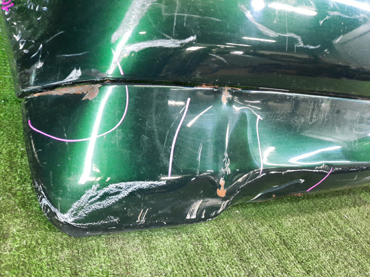 Бампер задний TOYOTA VITZ, YARIS SCP10, NCP10, SCP13, NCP15, NCP11, NCP13 CLAVIA 4 ракурс