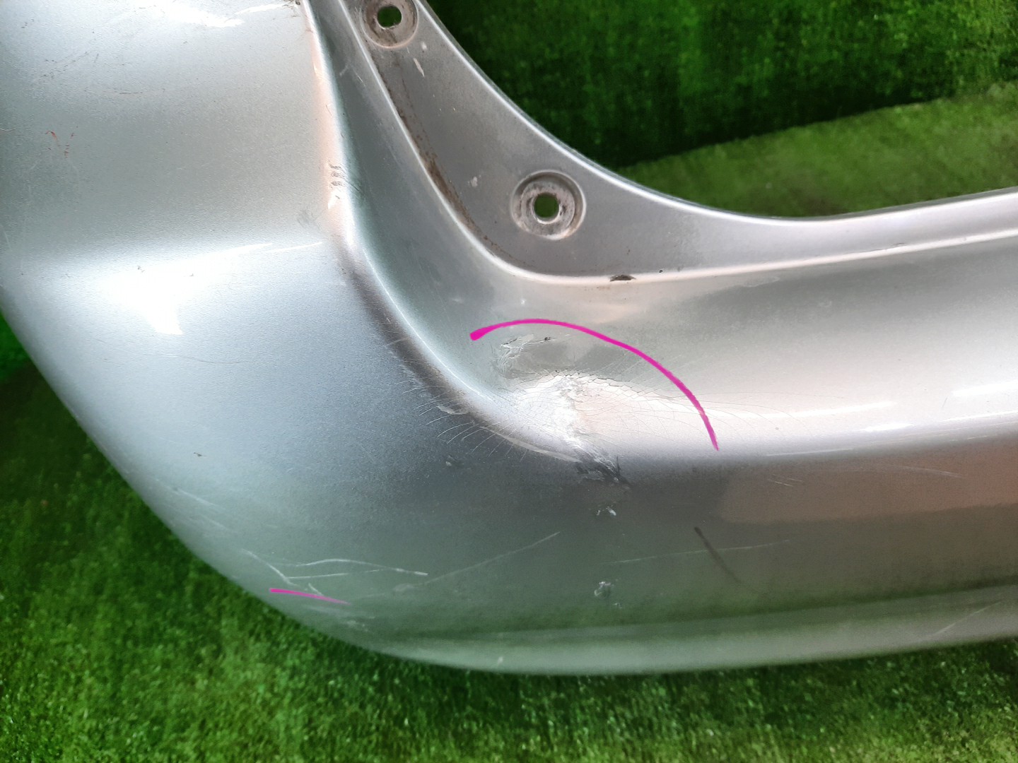Бампер задний TOYOTA COROLLA FIELDER NZE121G, ZZE123G, ZZE124G, ZZE122G, NZE124G 10897 5 ракурс