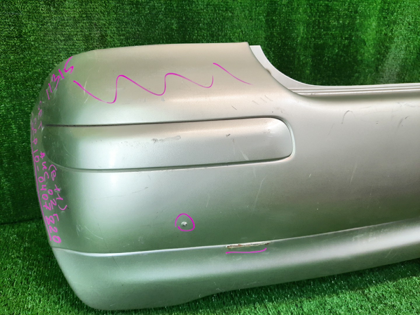 Бампер задний TOYOTA VITZ, YARIS SCP10, NCP10, SCP13, NCP15, NCP11, NCP13 11315 5 ракурс