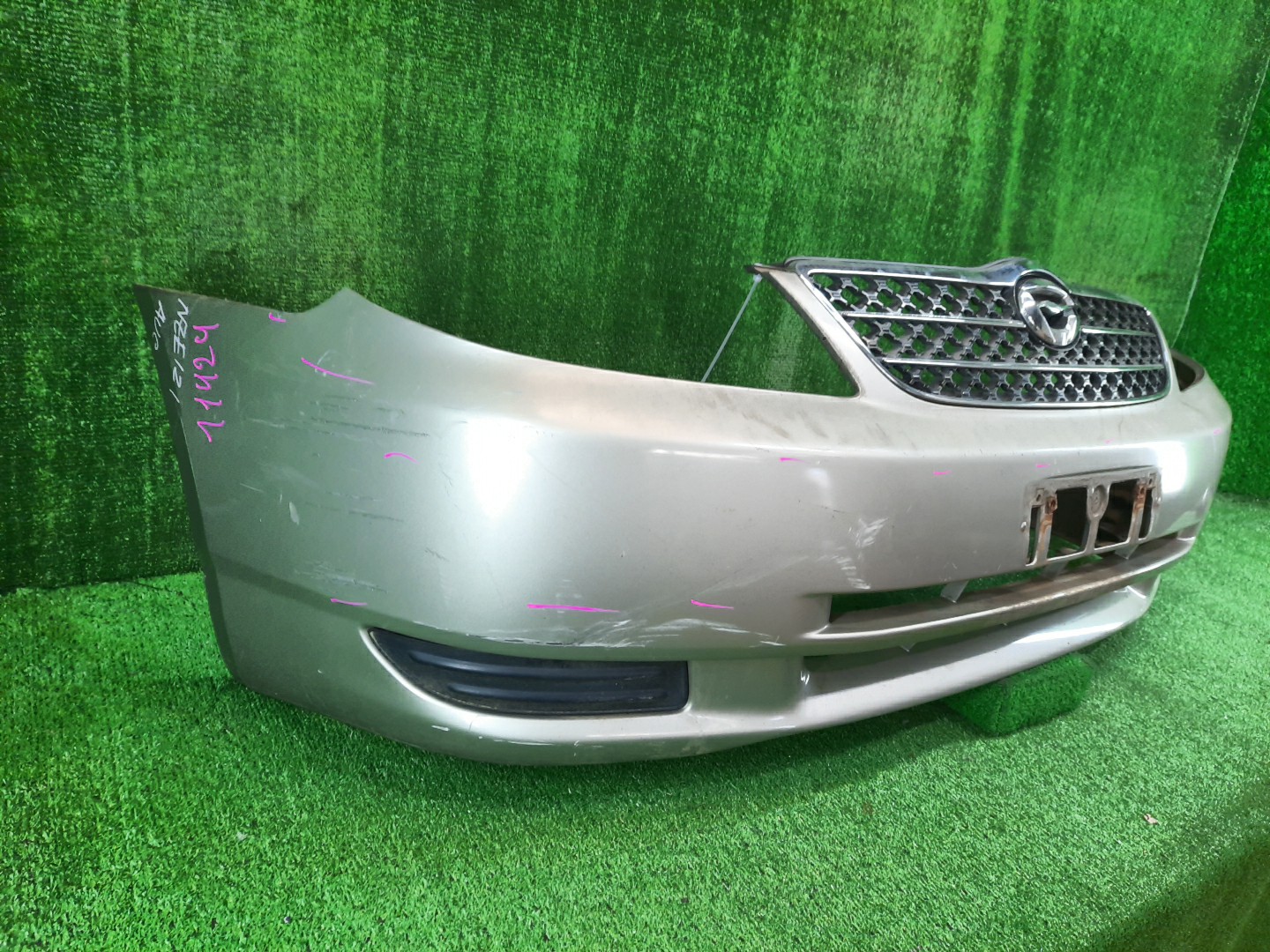 Бампер передний TOYOTA COROLLA, COROLLA FIELDER ZZE124, NZE121, NZE120, ZZE122, NZE124, CE121, NZE121G, ZZE123G, ZZE124G, ZZE122G, NZE124G 11424 3 ракурс