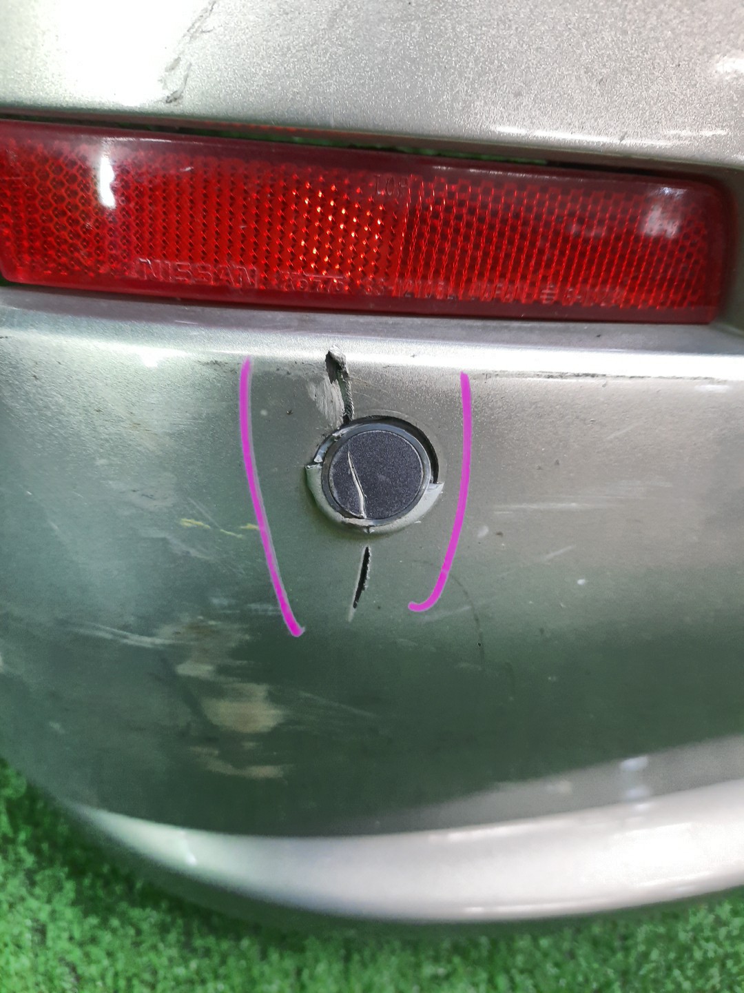Бампер задний NISSAN LIBERTY PM12 11795 3 ракурс