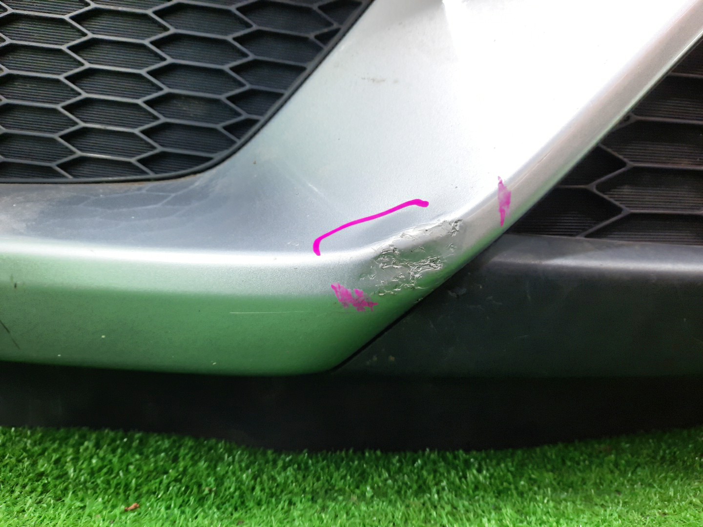Бампер передний HONDA FIT GK6, GP6, GP5, GK3, GK5, GK4 11975 3 ракурс