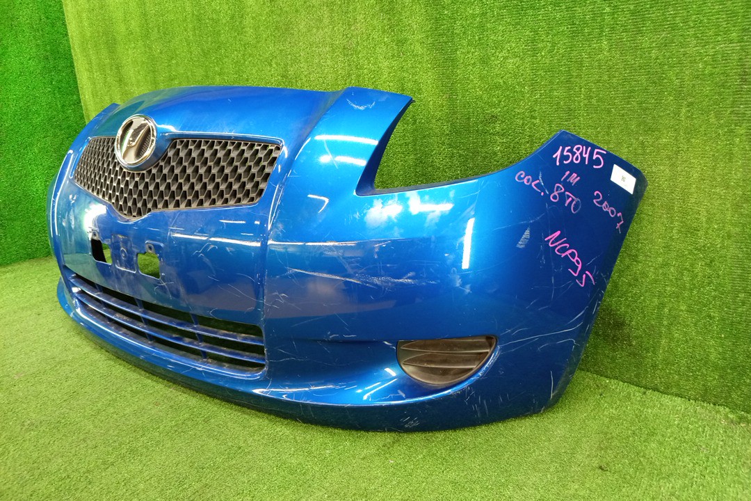 Бампер передний TOYOTA VITZ, YARIS NCP96, SCP90, KSP90, NCP95, NCP91 15845 3 ракурс Бампер передний TOYOTA VITZ, YARIS NCP96, SCP90, KSP90, NCP95, NCP91 15845 3 ракурс