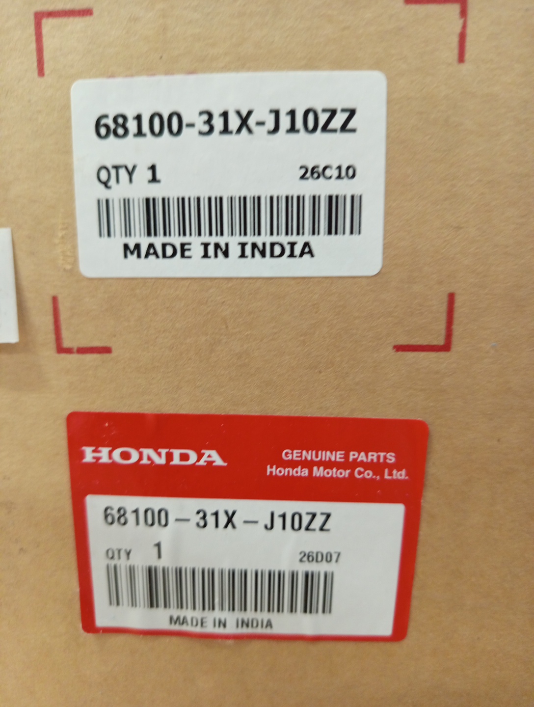  HONDA WR-V DG5 68100-31X-J10ZZ 4 ракурс