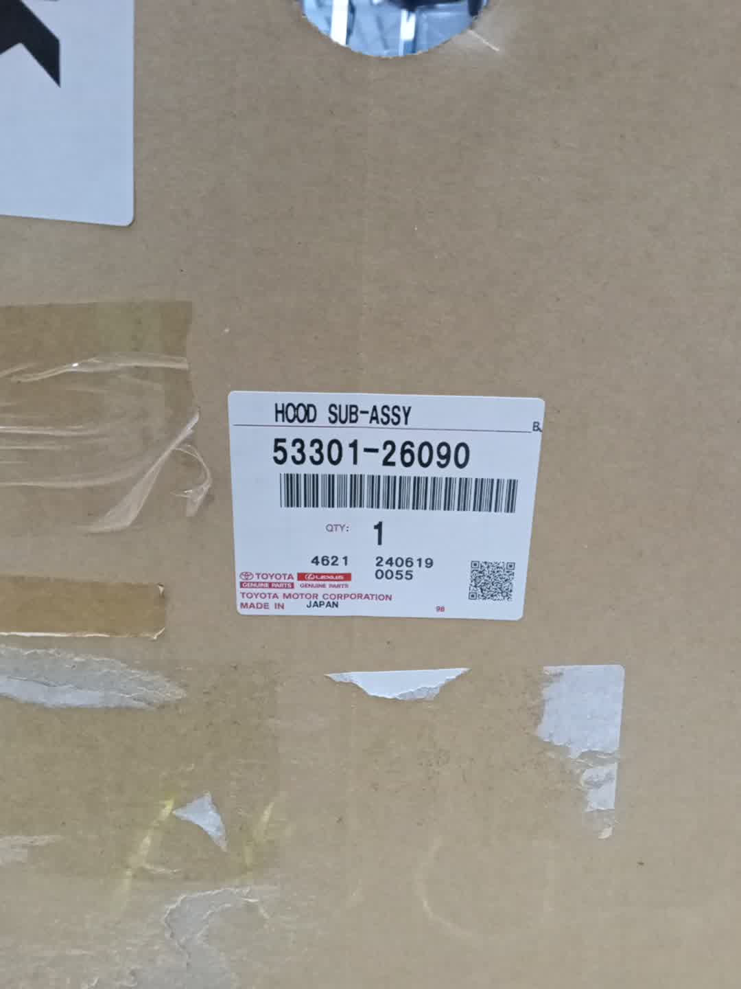 Капот TOYOTA HIACE KDH222 53301-26090 4 ракурс