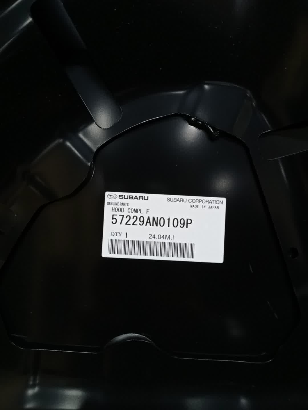 Капот SUBARU OUTBACK BT5 57229AN0109P 3 ракурс