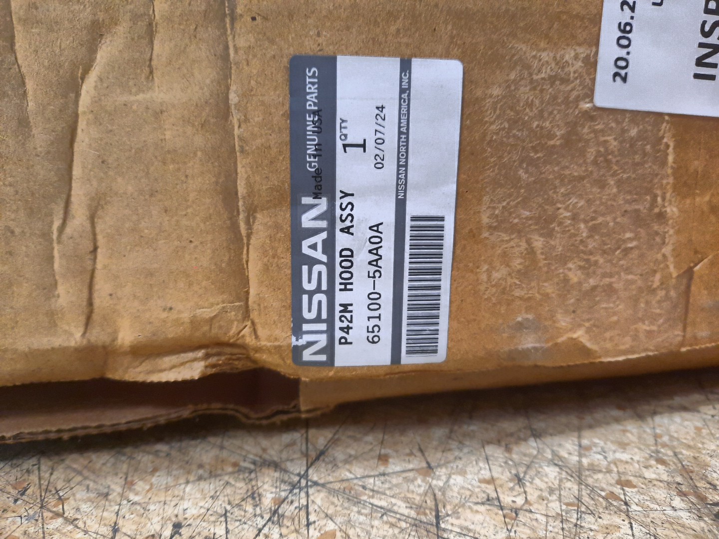 Капот NISSAN MURANO Z52 65100-5AA0A 3 ракурс