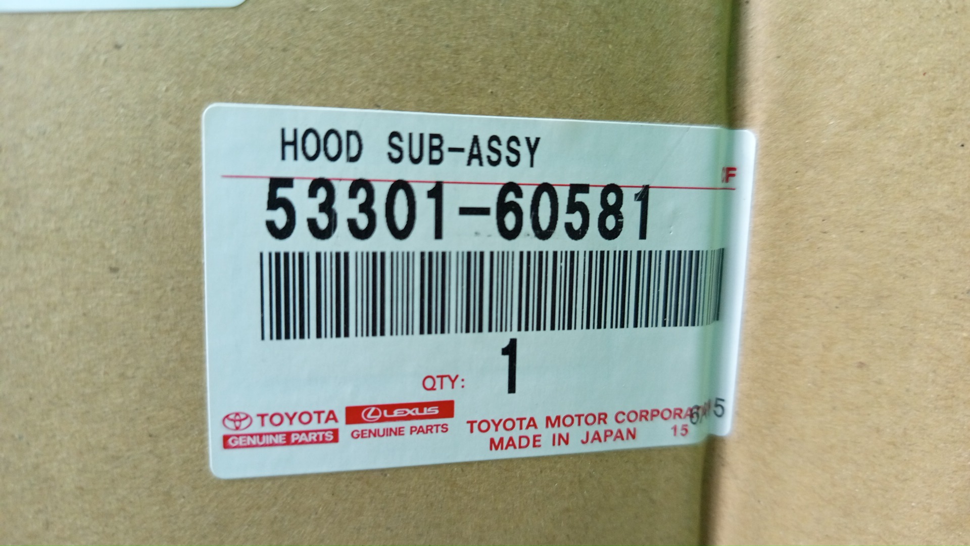 Капот TOYOTA LAND CRUISER HZJ71 53301-60581 3 ракурс