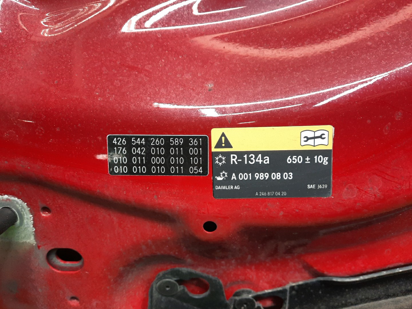 Капот MERCEDES-BENZ A-Class W176 4323 5 ракурс