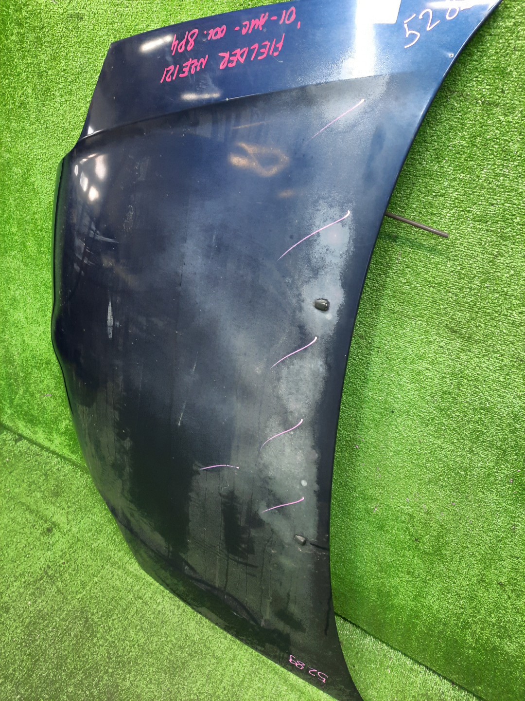 Капот TOYOTA COROLLA, COROLLA FIELDER ZZE124, NZE121, NZE120, ZZE122, NZE124, CE121, NZE121G, ZZE123G, ZZE124G, ZZE122G, NZE124G 5289 2 ракурс
