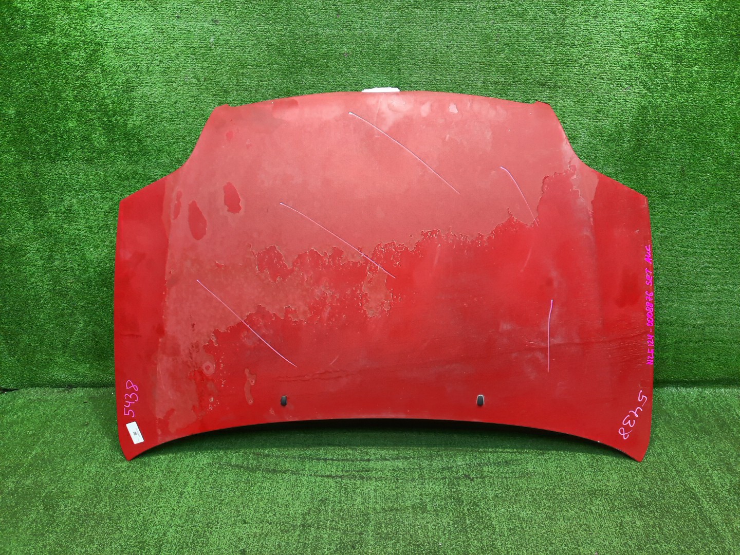 Капот TOYOTA COROLLA, COROLLA FIELDER ZZE124, NZE121, NZE120, ZZE122, NZE124, CE121, NZE121G, ZZE123G, ZZE124G, ZZE122G, NZE124G 5438 1 ракурс