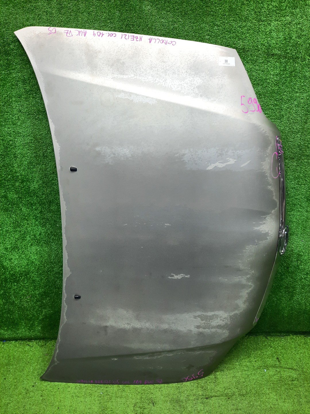 Капот TOYOTA COROLLA, COROLLA FIELDER ZZE124, NZE121, NZE120, ZZE122, NZE124, CE121, NZE121G, ZZE123G, ZZE124G, ZZE122G, NZE124G 5990 1 ракурс