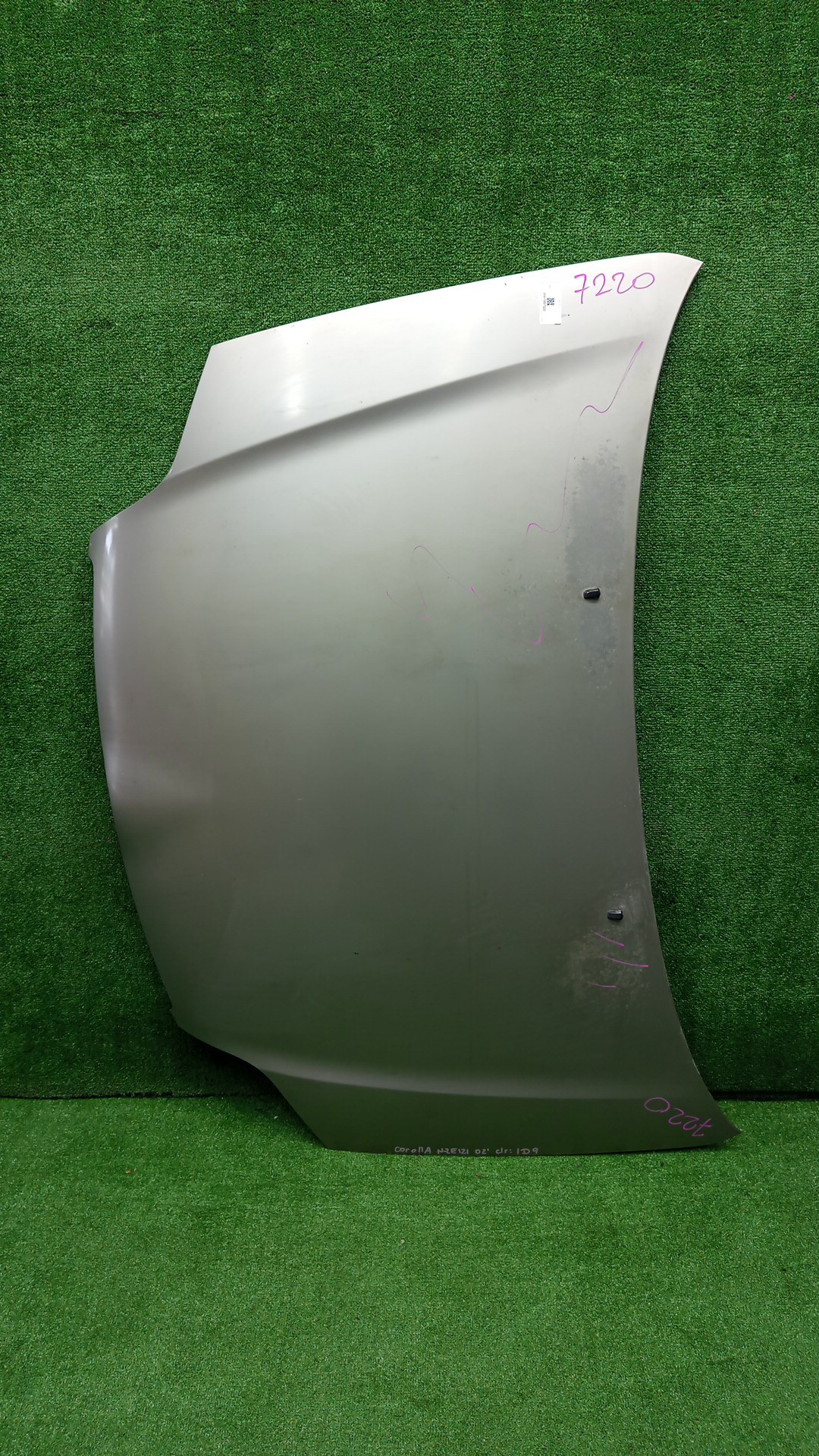 Капот TOYOTA COROLLA, COROLLA FIELDER ZZE124, NZE121, NZE120, ZZE122, NZE124, CE121, NZE121G, ZZE123G, ZZE124G, ZZE122G, NZE124G 7220 1 ракурс
