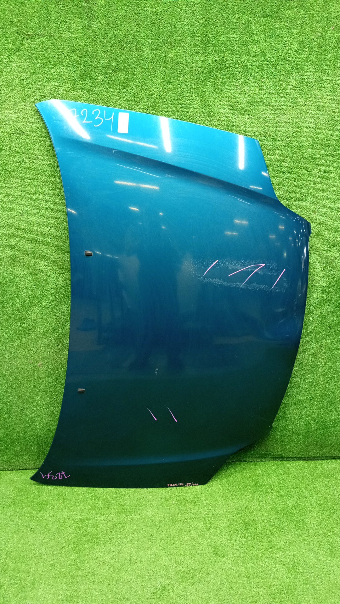 Капот TOYOTA COROLLA, COROLLA FIELDER ZZE124, NZE121, NZE120, ZZE122, NZE124, CE121, NZE121G, ZZE123G, ZZE124G, ZZE122G, NZE124G 7234 1 ракурс