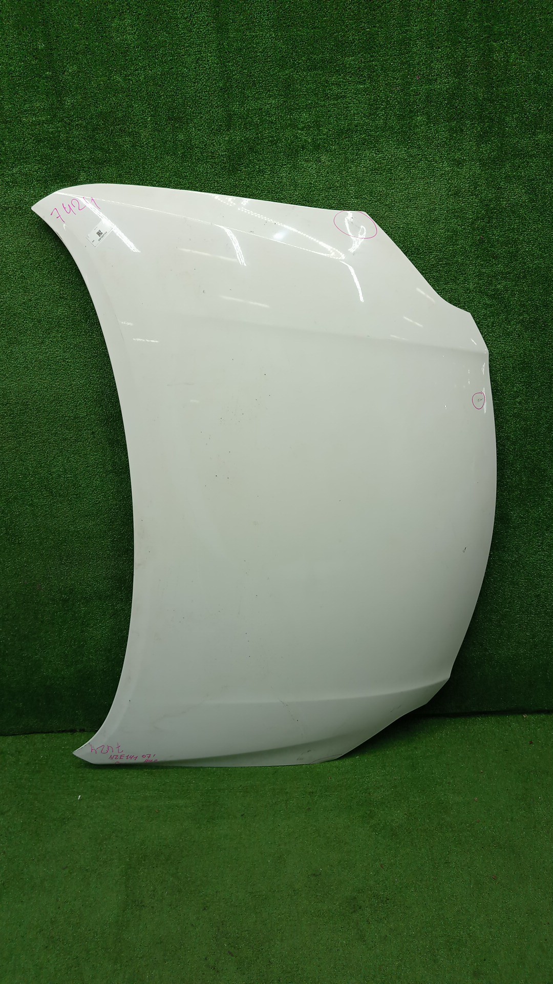Капот TOYOTA AXIO, COROLLA FIELDER, COROLLA  AXIO, FIELDER NZE141, NZE144, ZRE142, ZRE144, ZRE144G, ZRE142G, NZE144G, NZE141G 7424 1 ракурс