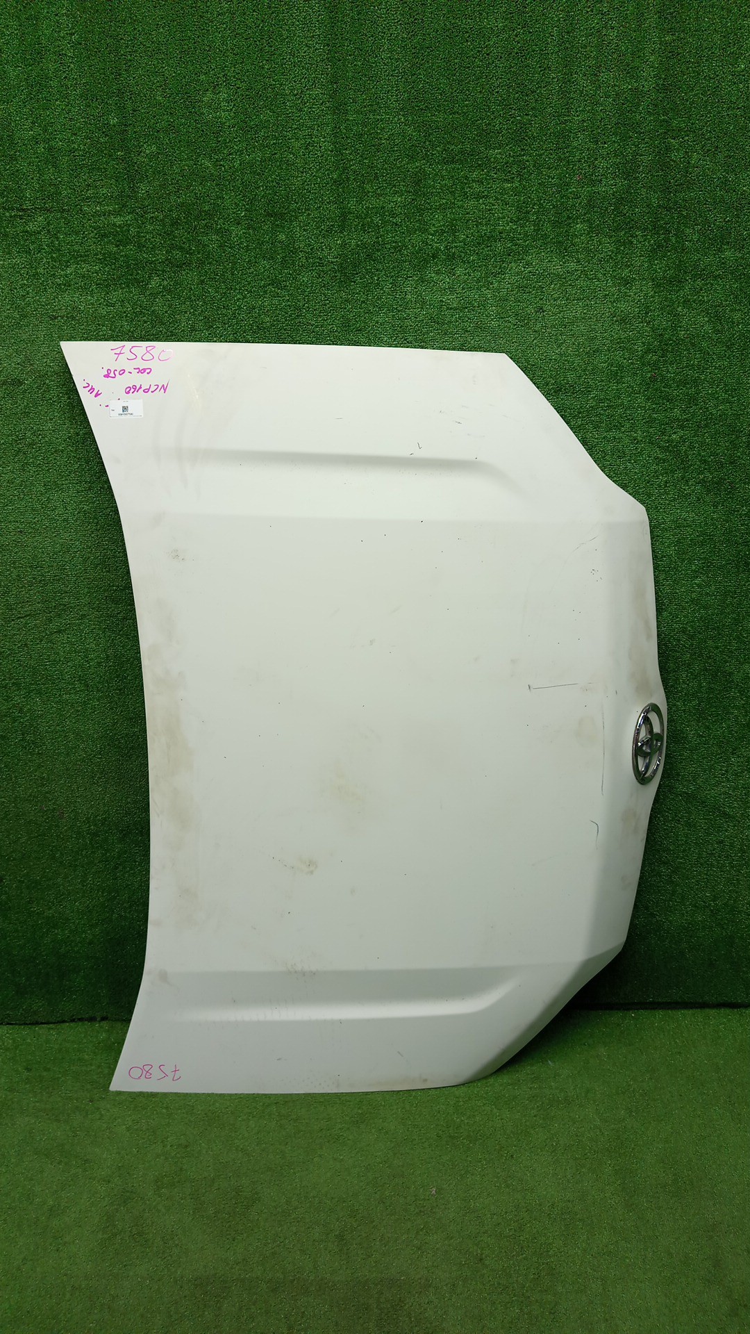 Капот TOYOTA PROBOX, SUCCEED NSP160V, NCP160V, NCP165V, NHP160V 7580 1 ракурс Капот TOYOTA PROBOX, SUCCEED NSP160V, NCP160V, NCP165V, NHP160V 7580 1 ракурс
