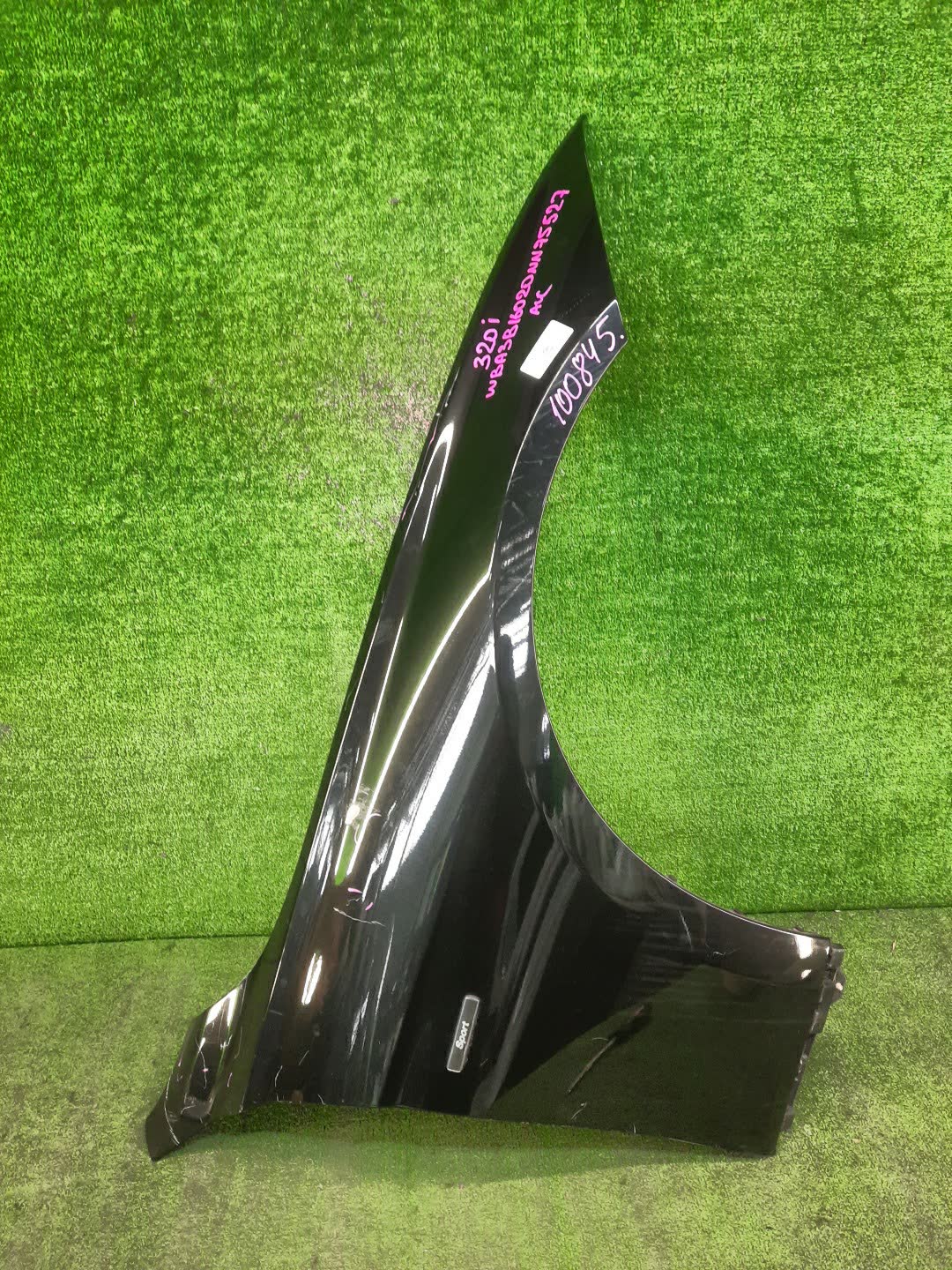 Крыло правое переднее BMW 320d, 335i, 318d, 330d, 335d, 316d, 3-Series, 328i, 320i, 316i F30, F31 100845 1 ракурс