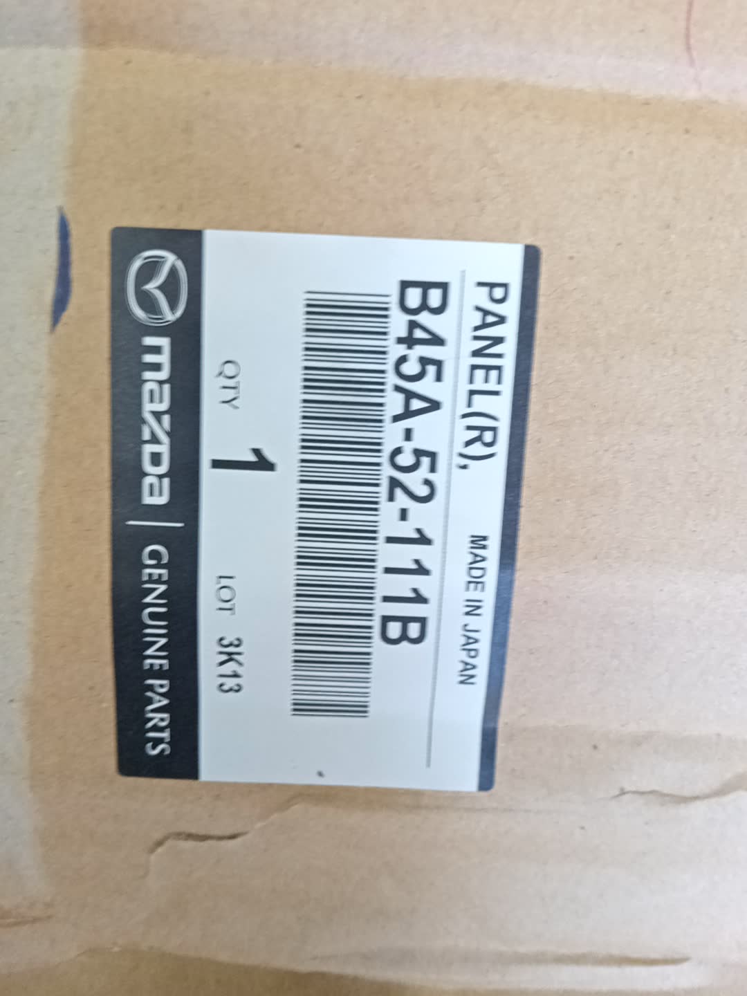 Крыло правое переднее MAZDA AXELA, MAZDA 3, 3 BMLFS, BM6FJ, BM2AS, BM2FP, BM2AP, BM5FP, BM5FS, BM5AS, BM5AP, BM2FS, BYEFP, BMEFS, BM B45A-52-111B 3 ракурс