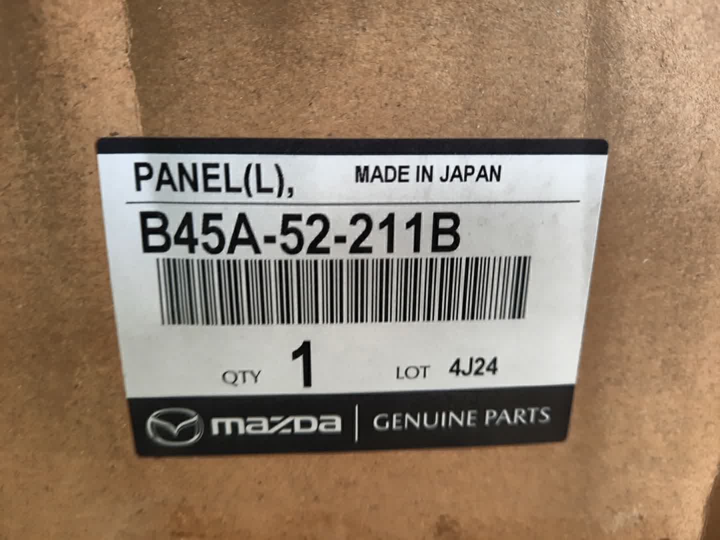 Крыло левое переднее MAZDA AXELA, MAZDA 3, 3 BMLFS, BM6FJ, BM2AS, BM2FP, BM2AP, BM5FP, BM5FS, BM5AS, BM5AP, BM2FS, BYEFP, BMEFS, BM B45A-52-211B 4 ракурс