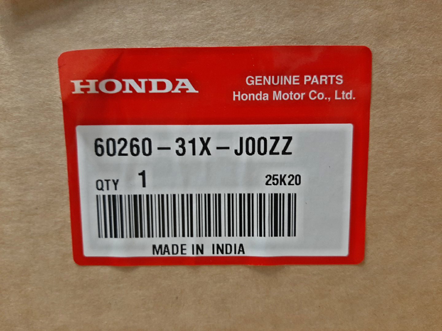 Крыло левое переднее HONDA WR-V DG5 60260-31X-J00ZZ 3 ракурс