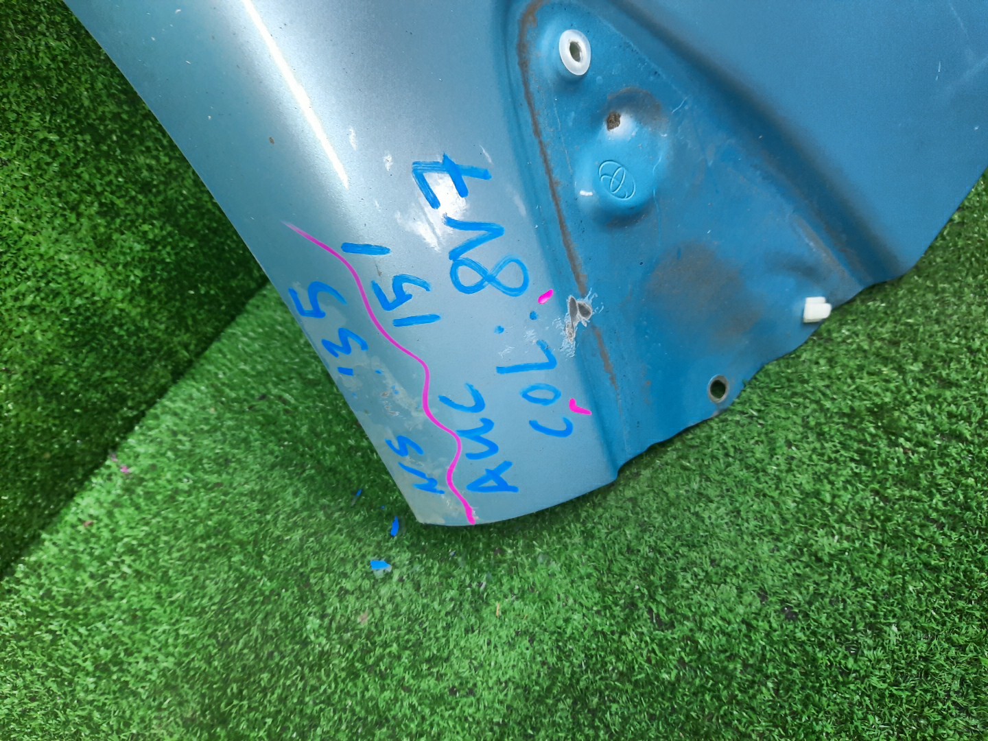 Крыло правое переднее TOYOTA VITZ, YARIS KSP130, NSP130, NSP135, NCP131 12650 3 ракурс