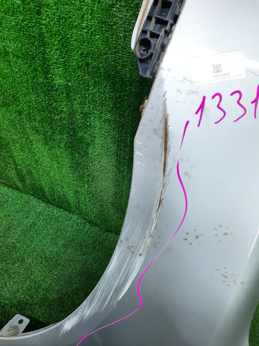 Крыло левое переднее TOYOTA COROLLA FIELDER, COROLLA  AXIO ZRE144G, ZRE142G, NZE144G, NZE141G, NZE141, NZE144, ZRE142, ZRE144 13316 2 ракурс