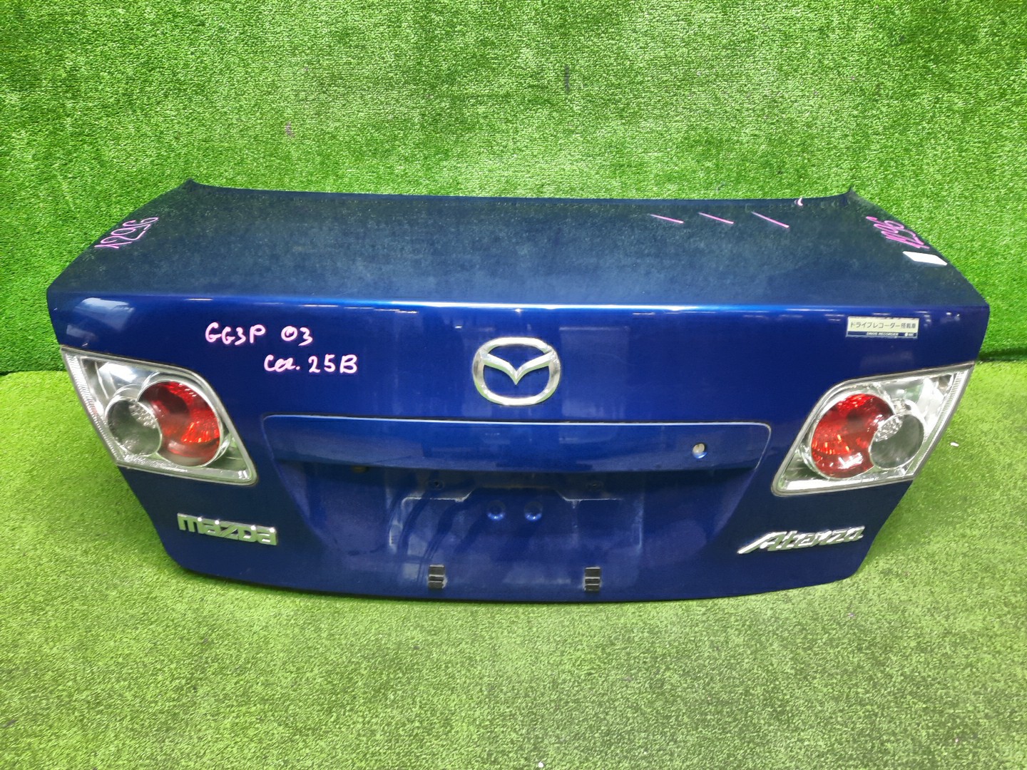Крышка багажника MAZDA ATENZA, MAZDA 6 GGEP, GG3P, GG 1296 1 ракурс
