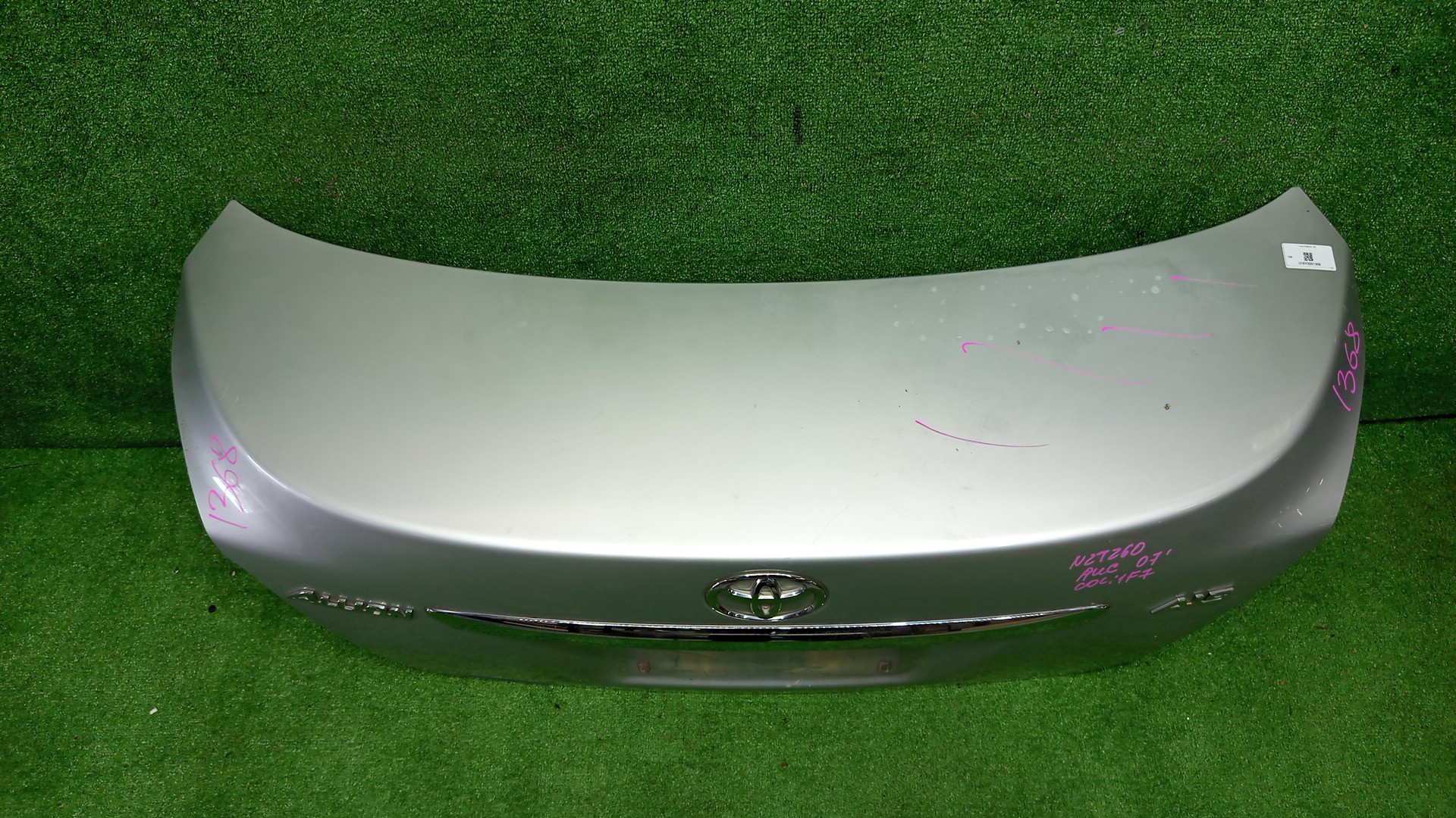 Крышка багажника TOYOTA ALLION ZRT265, ZRT260, NZT260, ZRT261 1368 2 ракурс