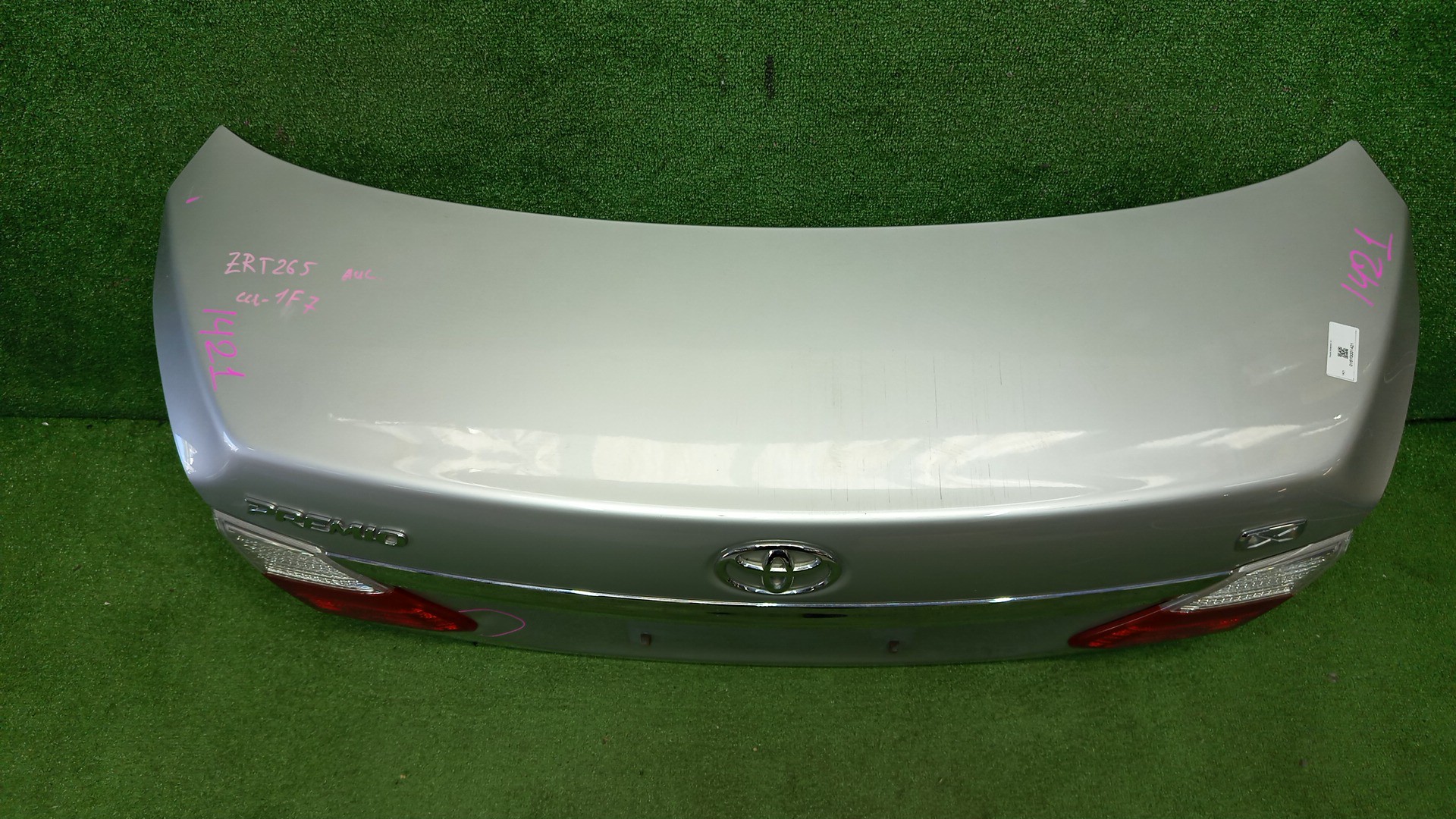 Крышка багажника TOYOTA PREMIO ZRT265, ZRT260, NZT260, ZRT261 1421 2 ракурс
