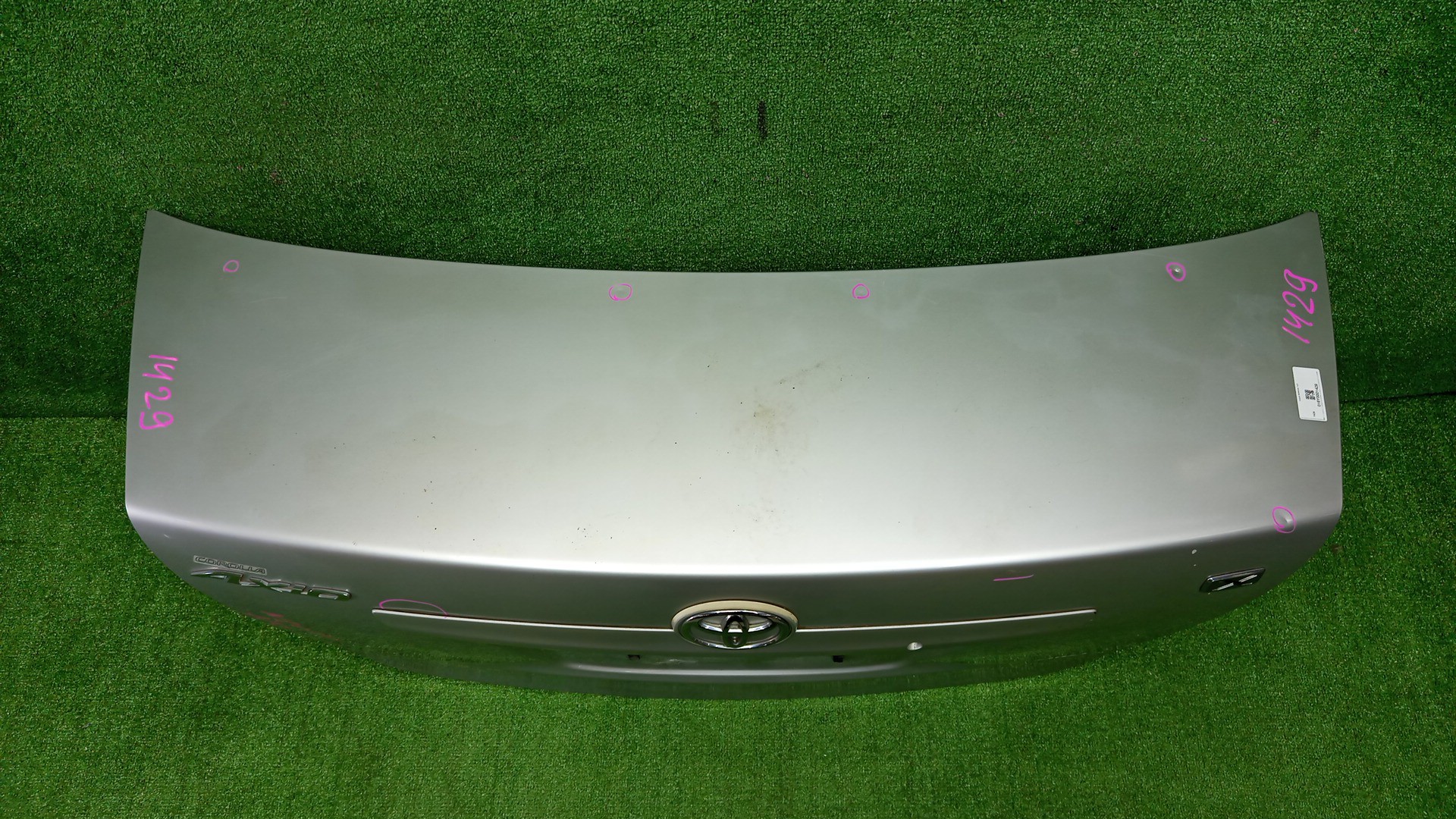 Крышка багажника TOYOTA COROLLA  AXIO NZE141, NZE144, ZRE142, ZRE144 1429 2 ракурс