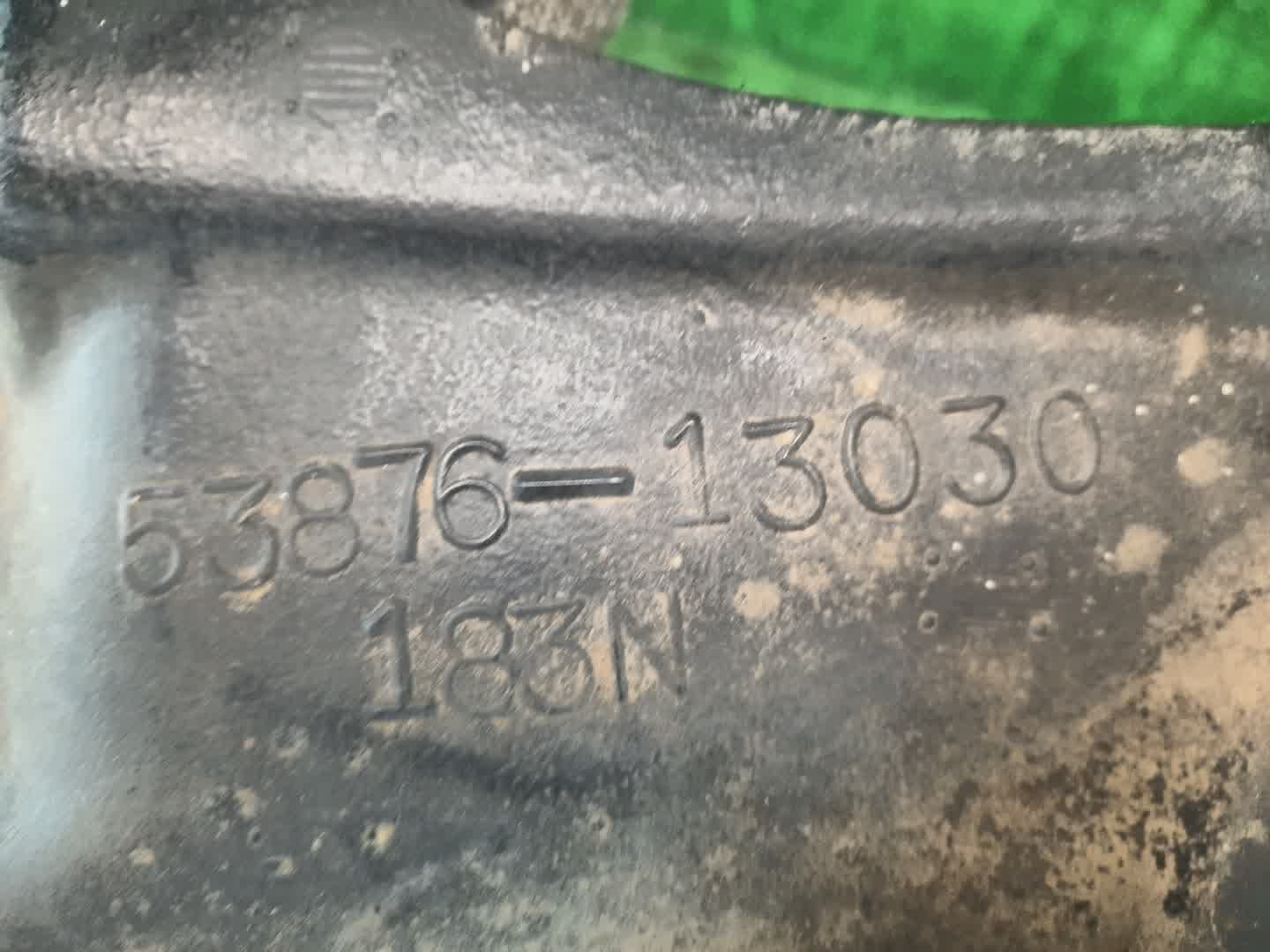 Защита под крыло левая передняя TOYOTA COROLLA SPACIO AE111N 53876-13010 2 ракурс