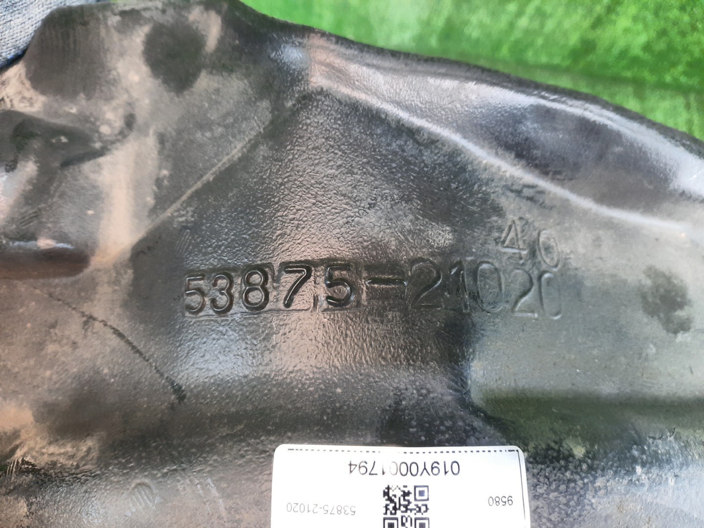 Защита под крыло правая передняя TOYOTA CALDINA ST215W, ST210G, ST215G, CT216, ST210, AT211, ST215, CT216G, AT211G 53875-21020 2 ракурс