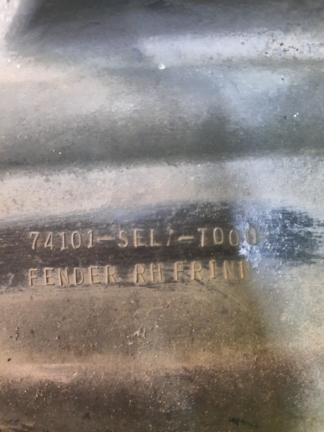Защита под крыло правая передняя HONDA FIT ARIA GD8 74101-SEL-T000 2 ракурс