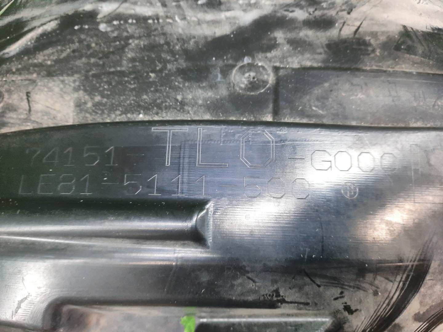 Защита под крыло левая передняя HONDA ACCORD CW1 74151-TL0-G000 2 ракурс