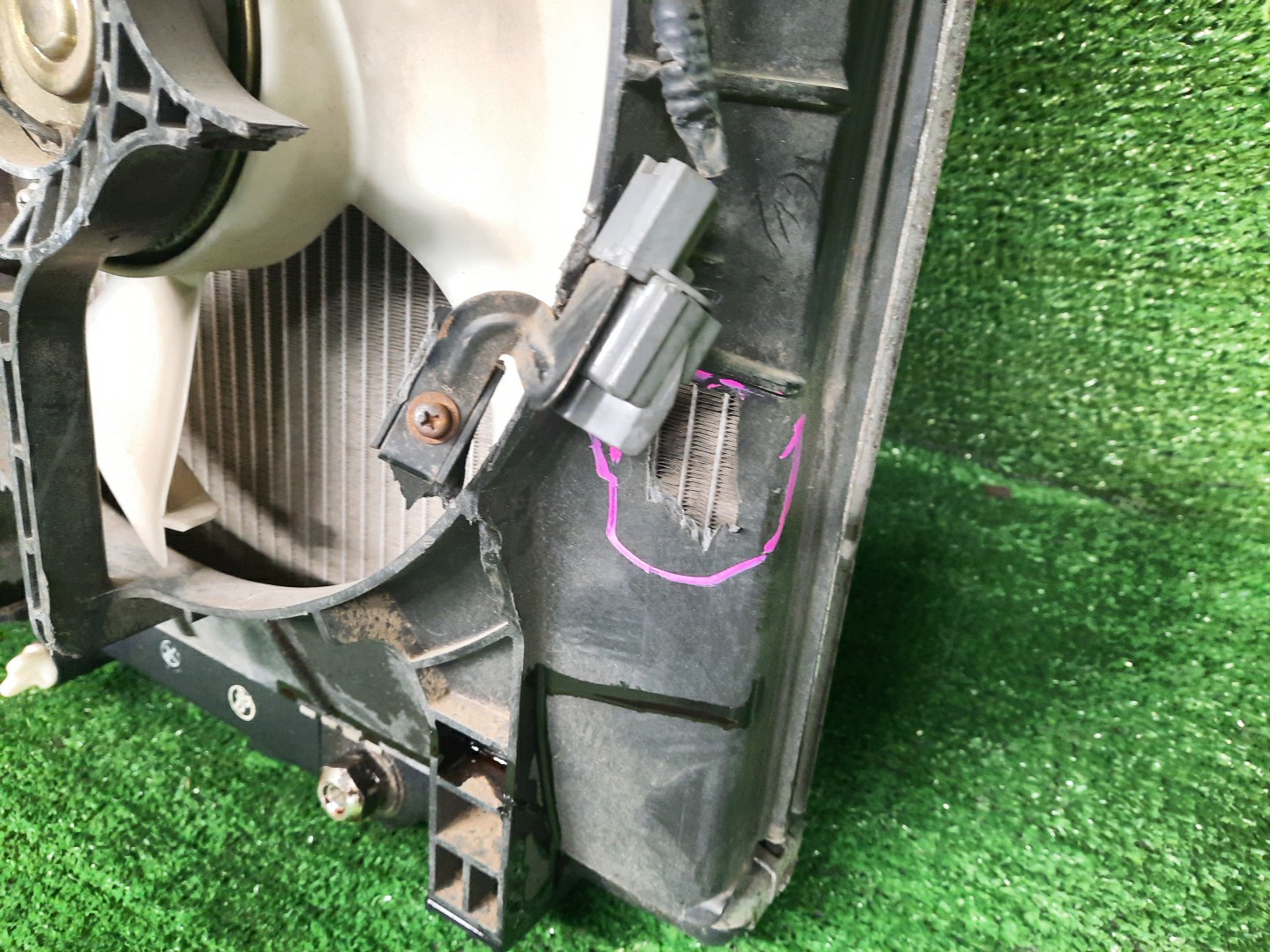 Радиатор основной HONDA ACCORD CL7, CM2, CL8, CM1, CM3, CL9 K20A 3948 2 ракурс